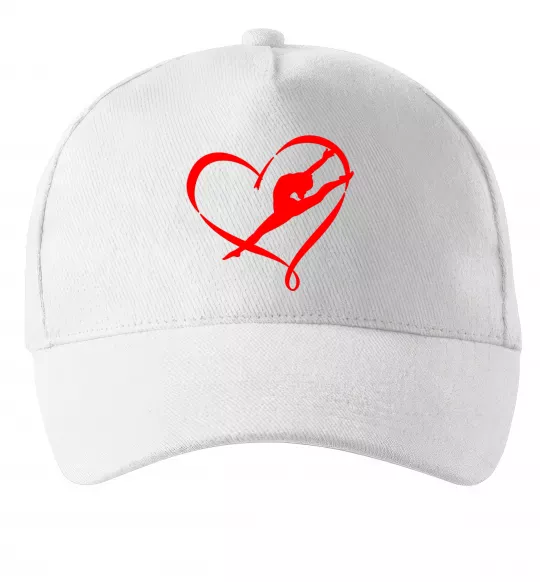 Кепка Heart gymnastic Білий фото