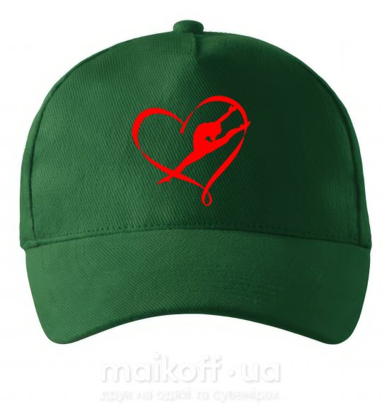 Кепка Heart gymnastic Темно-зеленый фото