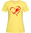 Жіноча футболка Heart gymnastic Лимонний Жіноча футболка Heart gymnastic Лимонний фото