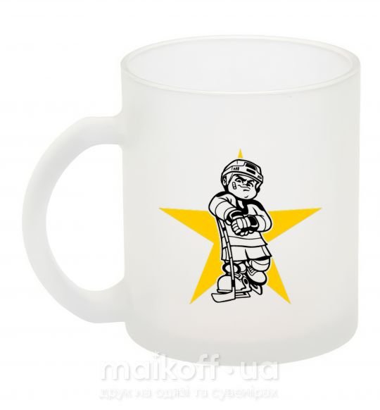 Чашка скляна Hockey star Фроузен фото