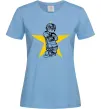 Женская футболка Hockey star Голубой фото