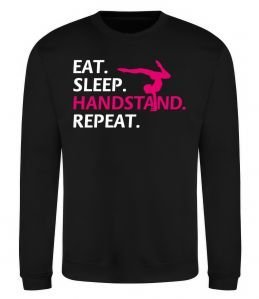 Свитшот Eat sleep handstand repeat Свитшот Eat sleep handstand repeat