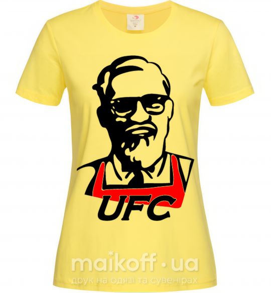 Женская футболка UFC Лимонный фото