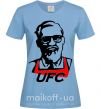 Жіноча футболка UFC Блакитний фото