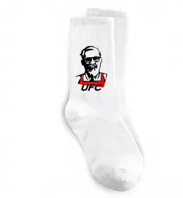 Носки MMA is not a crime Белый фото