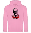 Мужская толстовка (худи) UFC Розовый фото