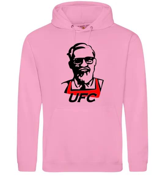 Женская толстовка (худи) UFC Розовый фото