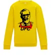 Детский Свитшот UFC Солнечно желтый фото