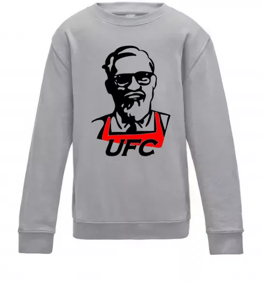 Детский Свитшот UFC Серый меланж фото