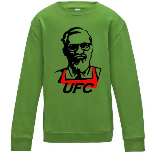 Детский Свитшот UFC Лаймовый фото