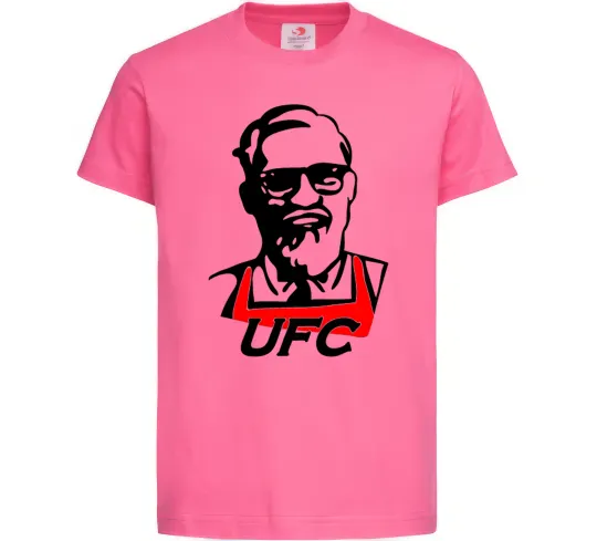 Детская футболка UFC Ярко-розовый фото