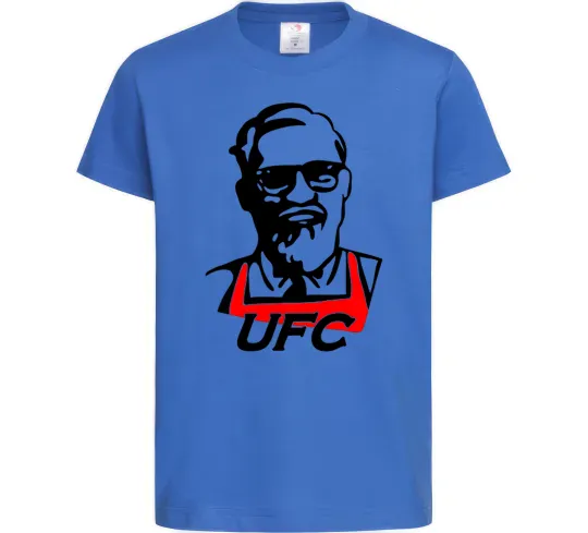 Детская футболка UFC Ярко-синий фото