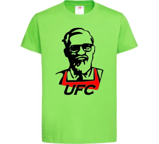 Детская футболка UFC Лаймовый фото