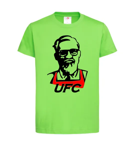 Дитяча футболка UFC Лаймовий фото