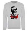 Свитшот UFC Серый меланж фото