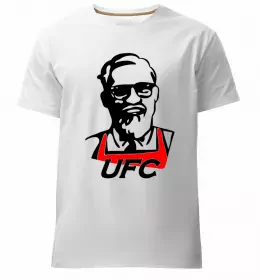 Мужская премиум футболка Конор Макгрегор Белый фото