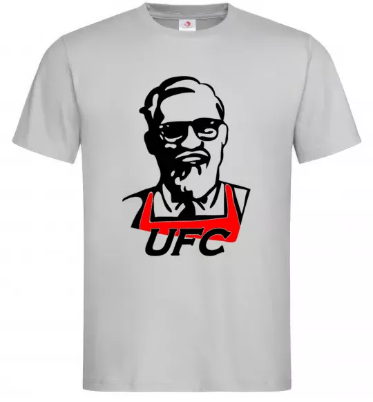 Чоловіча футболка UFC Сірий фото