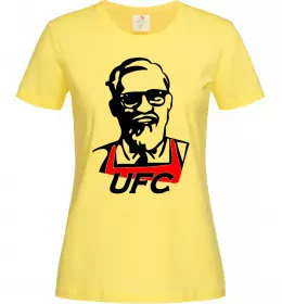 Женская футболка UFC Лимонный фото