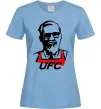 Женская футболка UFC Голубой фото