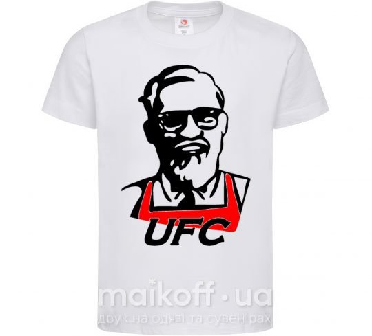 Детская футболка UFC Белый фото