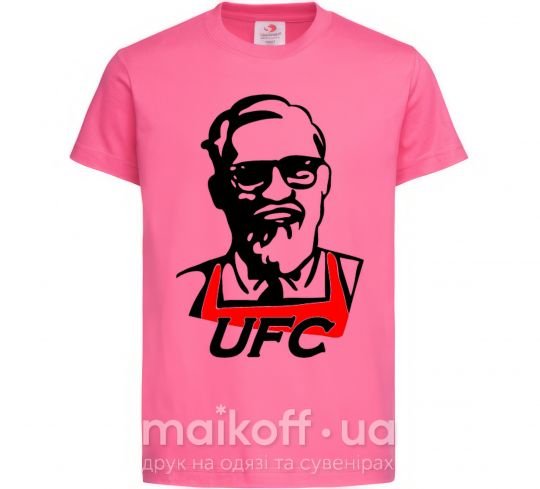 Дитяча футболка UFC Яскраво-рожевий фото