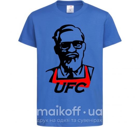 Детская футболка UFC Ярко-синий фото