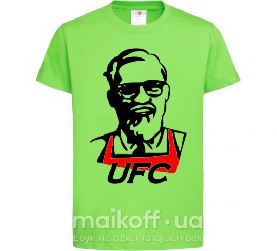 Дитяча футболка UFC Лаймовий фото