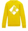 Детский Свитшот Хокеїст в ромбі Солнечно желтый фото