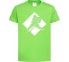 Детская футболка Хокеїст в ромбі Лаймовый Детская футболка Хокеїст в ромбі Лаймовый фото