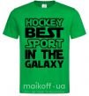 Мужская футболка Hockey best sport Зеленый фото