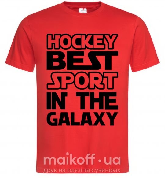 Чоловіча футболка Hockey best sport Червоний фото