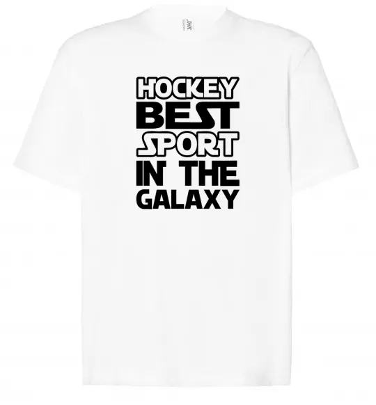 Футболка Оверсайз Hockey best sport Белый фото