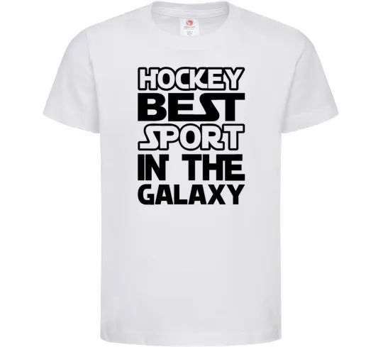 Детская футболка Hockey best sport Белый фото