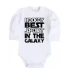 Детский боди Hockey best sport Белый фото