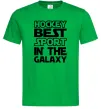 Мужская футболка Hockey best sport Зеленый Мужская футболка Hockey best sport Зеленый фото