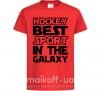 Детская футболка Hockey best sport Красный фото