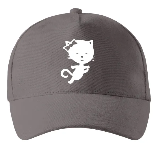 Кепка Stretching cat Сірий фото