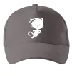 Кепка Stretching cat Сірий фото