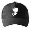 Кепка Stretching cat Чорний фото