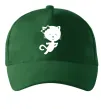 Кепка Stretching cat Темно-зелений фото