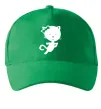 Кепка Stretching cat Зелений фото