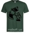 Мужская футболка Разрыв груши Темно-зеленый фото