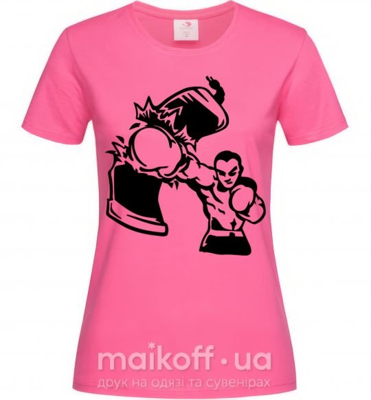 Жіноча футболка Разрыв груши Яскраво-рожевий фото