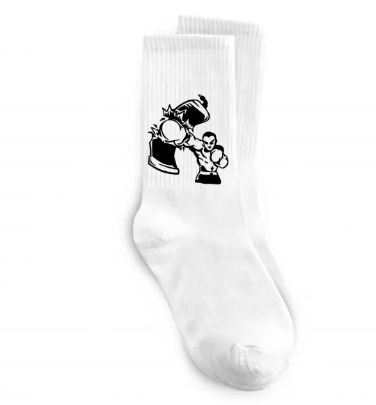 Носки Розрив груші Белый фото