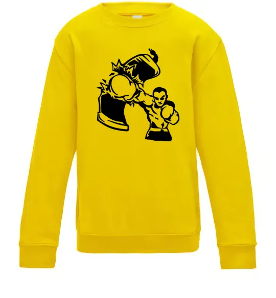 Дитячий світшот Розрив груші Сонячно жовтий фото