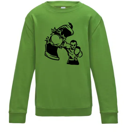 Дитячий світшот Розрив груші Лаймовий фото