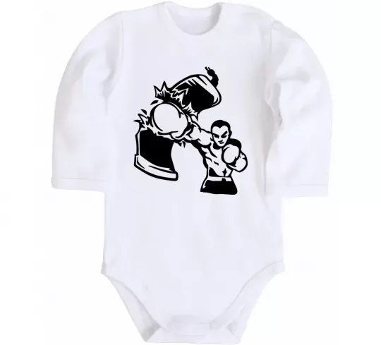 Детский боди Розрив груші Белый фото