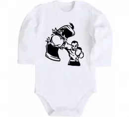 Дитячий бодік Розрив груші Білий фото