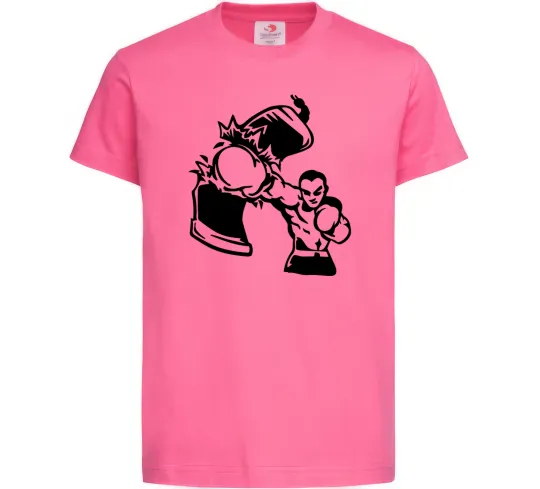 Дитяча футболка Розрив груші Яскраво-рожевий фото