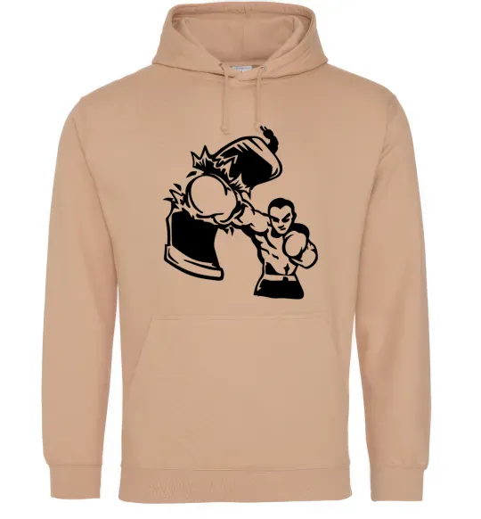 Мужская толстовка (худи) Розрив груші Песочный фото